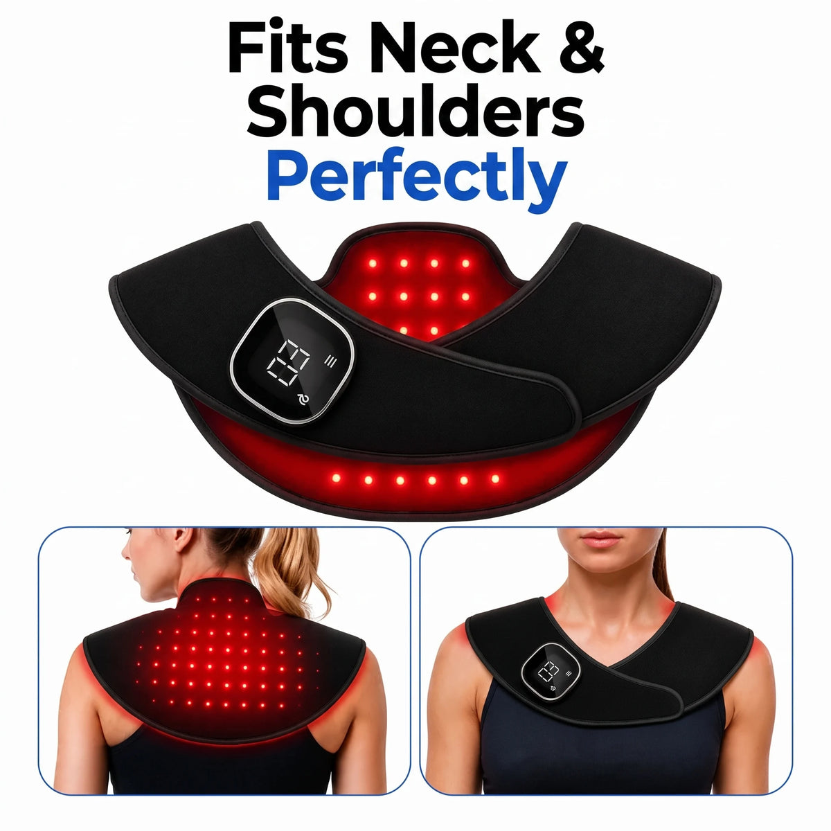Infrared Light Therapy Neck and Shoulder Wrap - Orthilife™