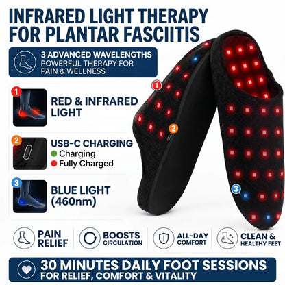 Infrared Light Therapy Slipper for Plantar Fasciitis - Orthilife™