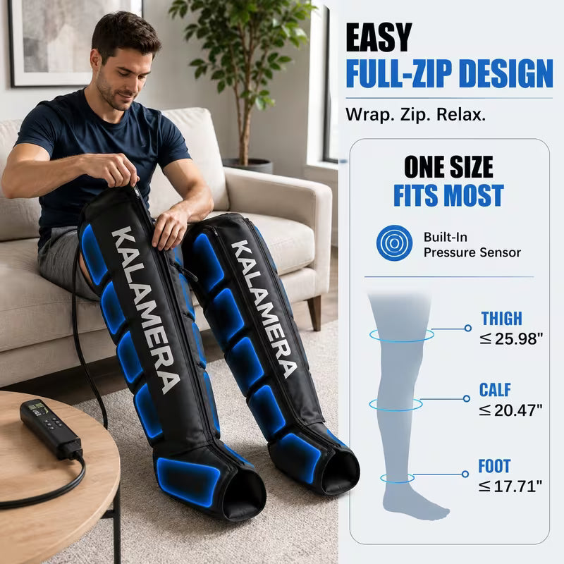 Full-Leg Air Compression Recovery Boots with Heat - Orthilife™