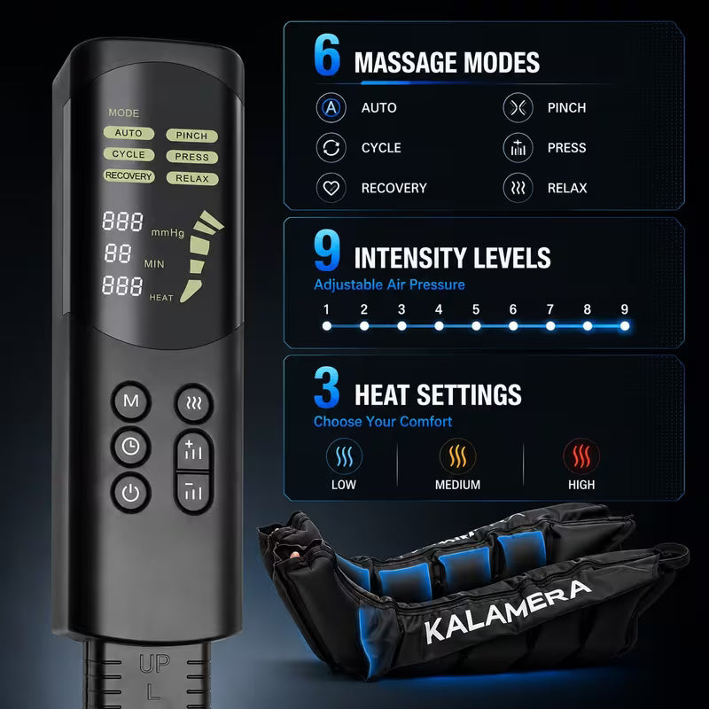 Full-Leg Air Compression Recovery Boots with Heat - Orthilife™