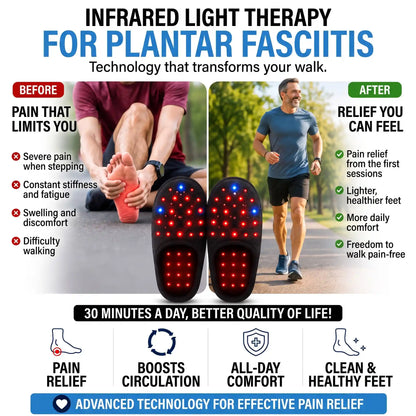 Infrared Light Therapy Slipper for Plantar Fasciitis - Orthilife™