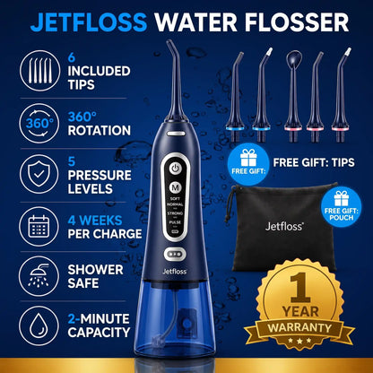 Portable Cordless Dental Water Flosser - Orthilife™