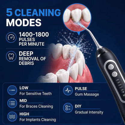 Portable Cordless Dental Water Flosser - Orthilife™