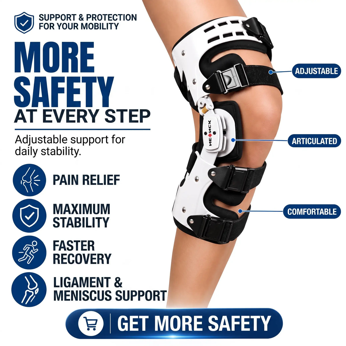 Adjustable Hinged Knee Brace - Orthilife™