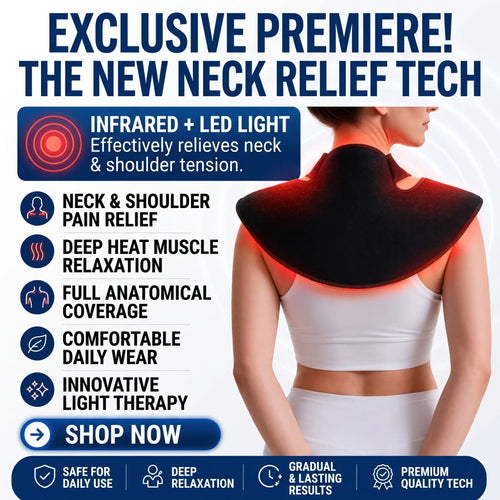Infrared Light Therapy Neck and Shoulder Wrap - Orthilife™