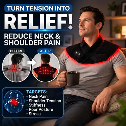 Infrared Light Therapy Neck and Shoulder Wrap - Orthilife™