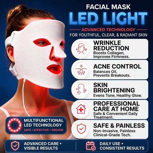 Professional 7-Color LED Light Therapy Mask - Orthilife™