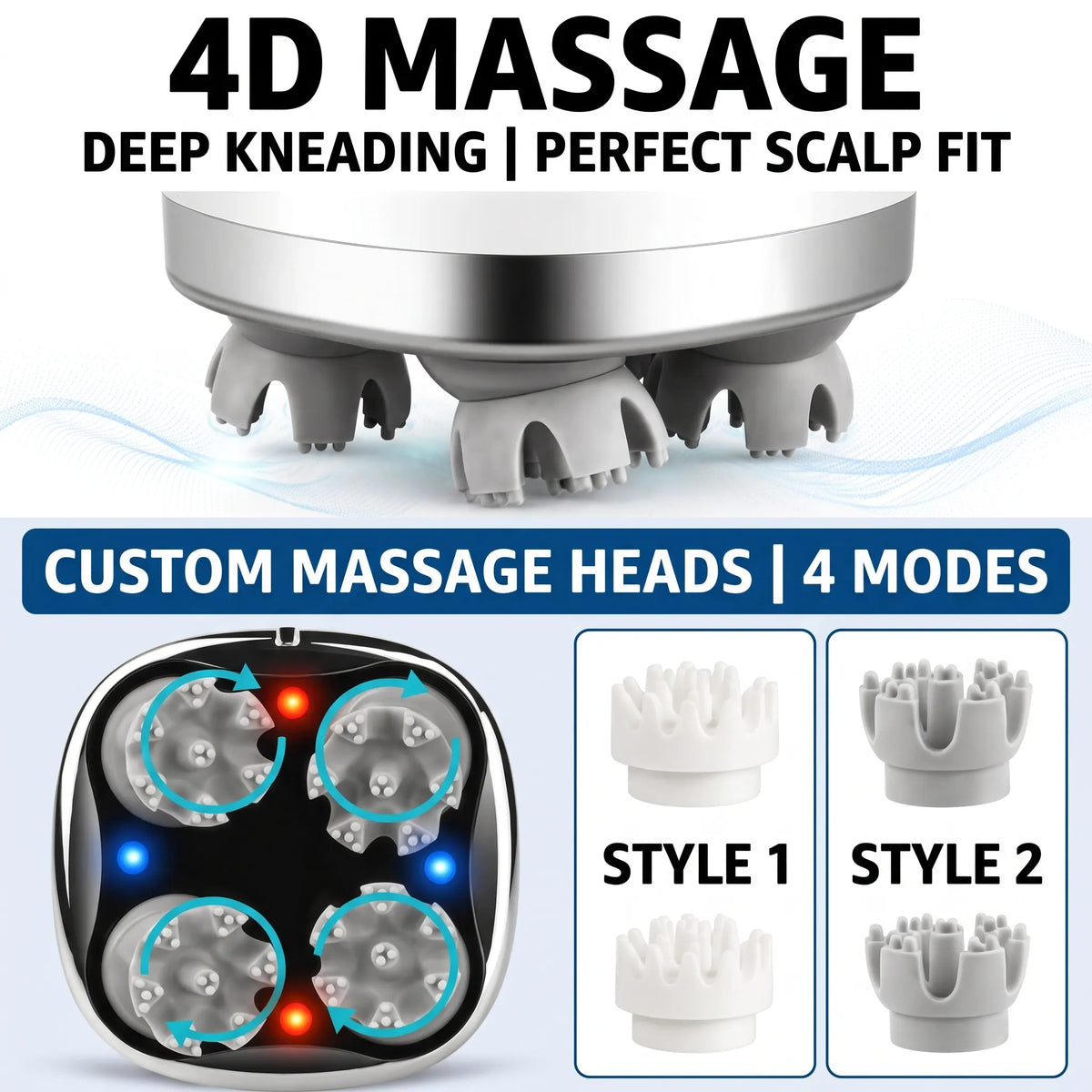 Smart 4D Scalp Massager - Orthilife™
