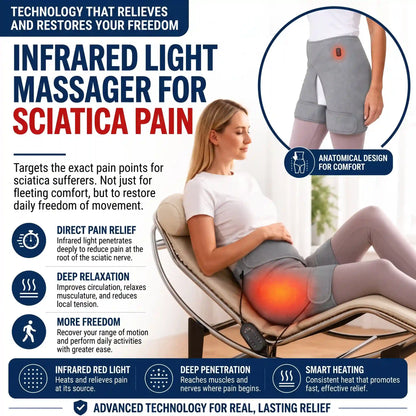 Infrared Sciatic Pain Relief Massager - Orthilife™