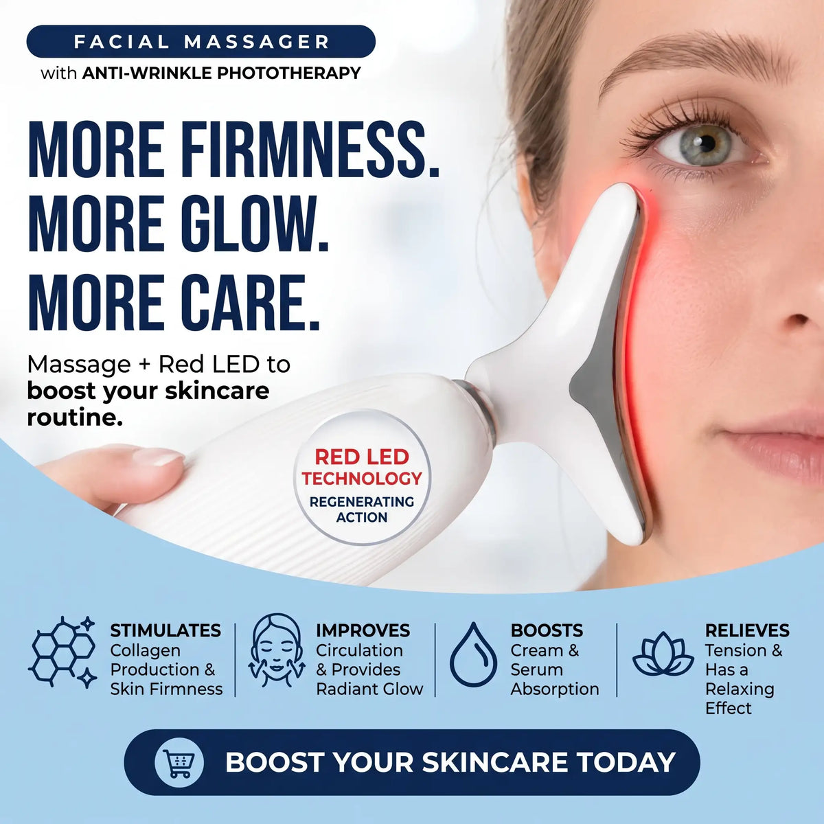 Anti-Aging Phototherapy Facial Massager - Orthilife™