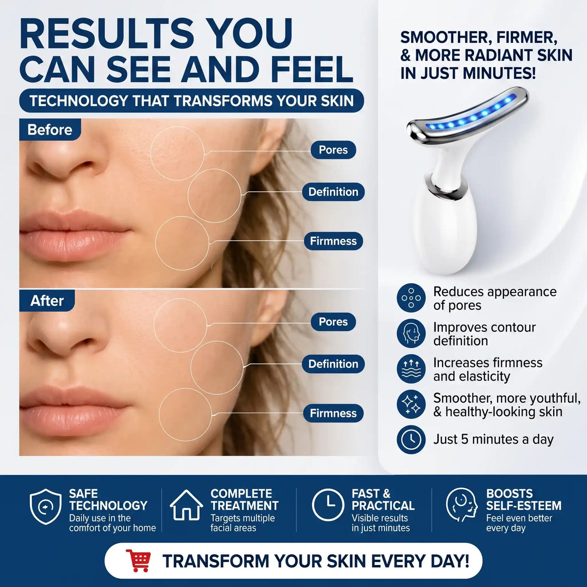 Anti-Aging Phototherapy Facial Massager - Orthilife™