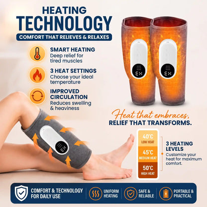 Cordless Heated Knee & Calf Massager - Orthilife™