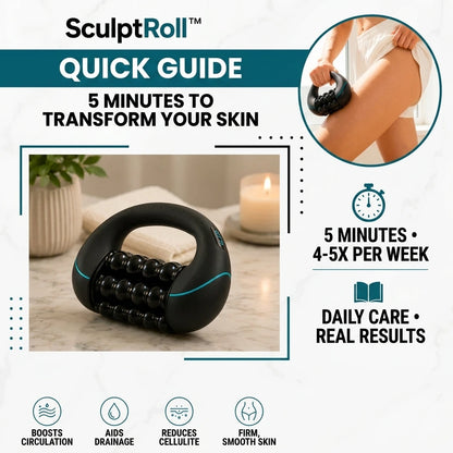Anti-Cellulite & Lymphatic Drainage Massage Roller - SculptRoll™ - Orthilife™