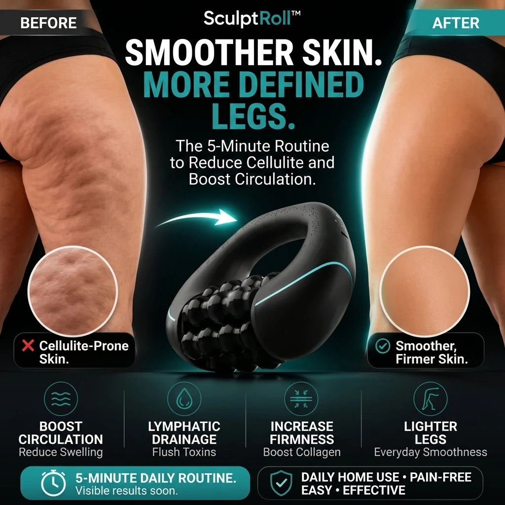 Anti-Cellulite & Lymphatic Drainage Massage Roller - SculptRoll™ - Orthilife™
