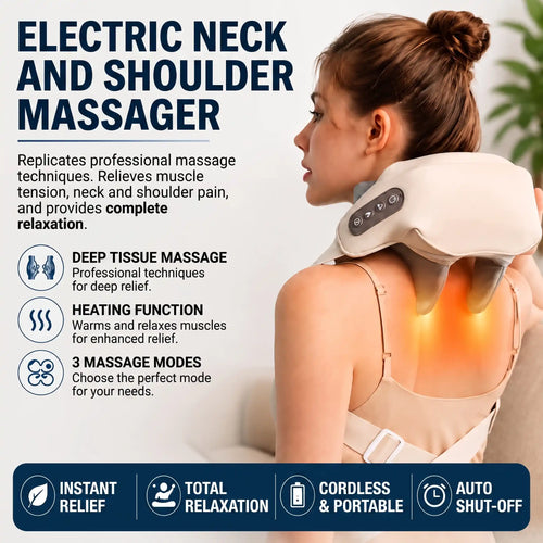 Electric Neck & Shoulder Massager - Orthilife™