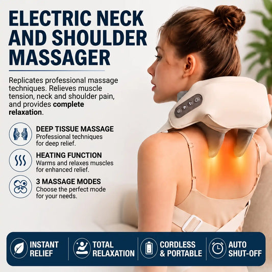 Electric Neck & Shoulder Massager - Orthilife™