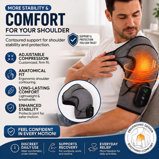 Heated Orthopedic Shoulder Massager & Support Wrap - Orthilife™