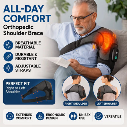 Heated Orthopedic Shoulder Massager & Support Wrap - Orthilife™