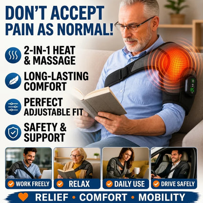 Heated Orthopedic Shoulder Massager & Support Wrap - Orthilife™