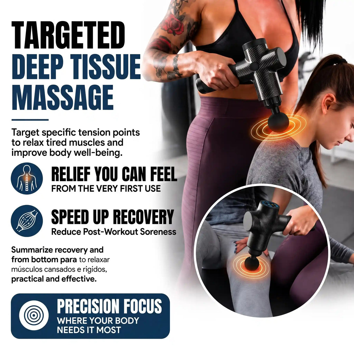 Portable Deep Tissue Percussion Massage Gun - Orthilife™