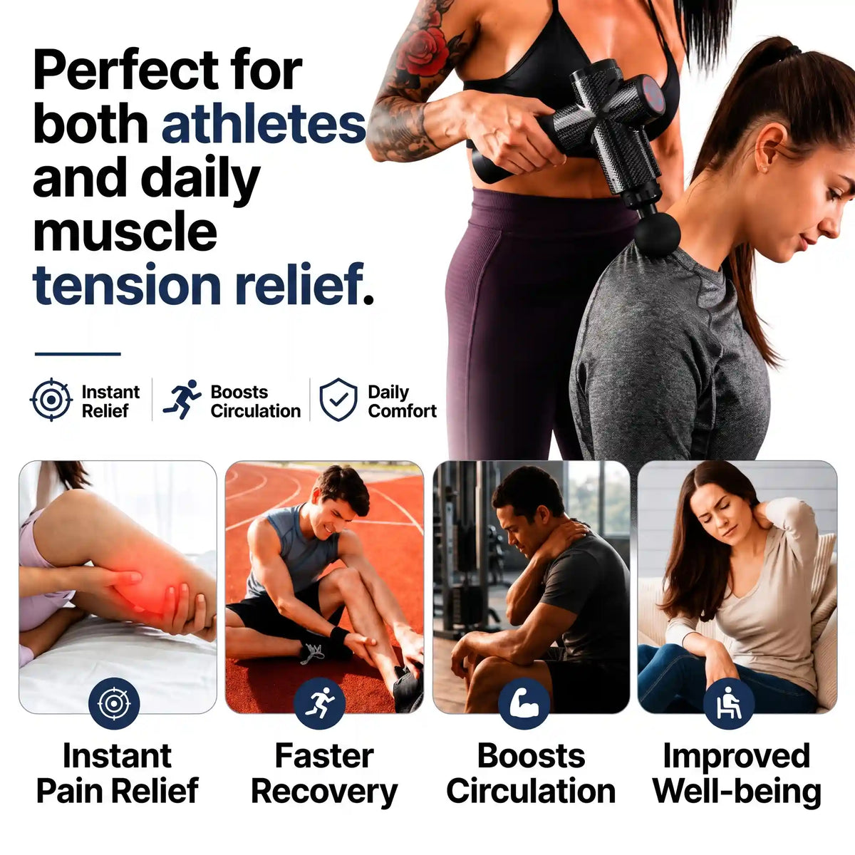 Portable Deep Tissue Percussion Massage Gun - Orthilife™