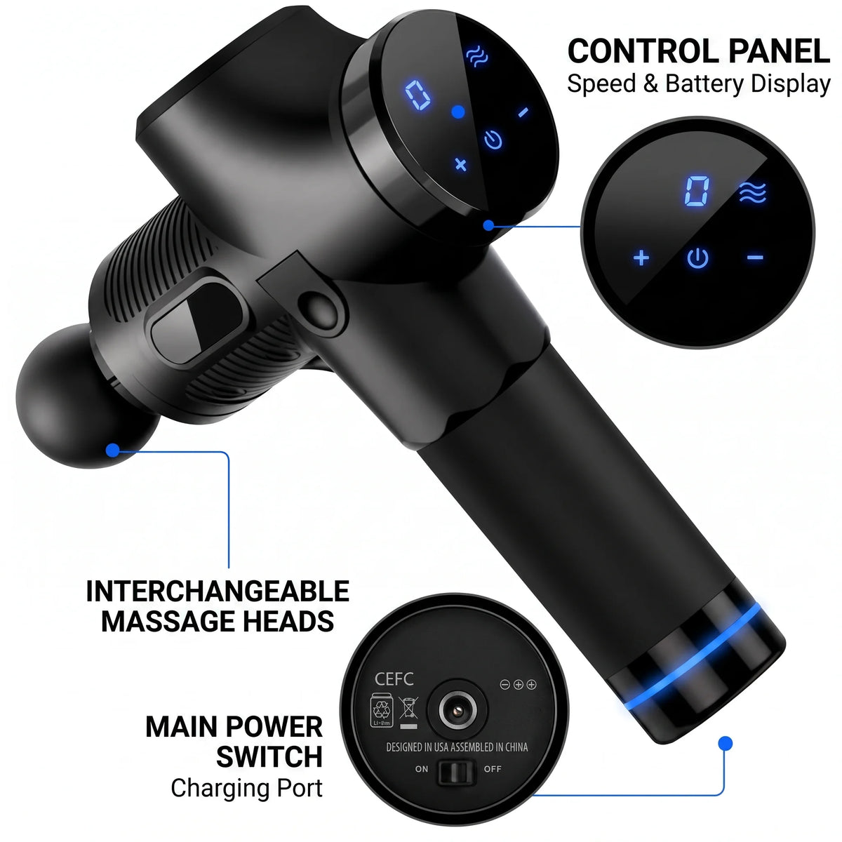Portable Deep Tissue Percussion Massage Gun - Orthilife™