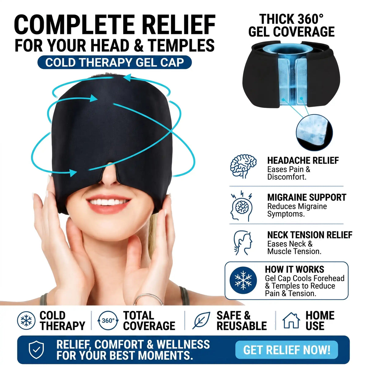 Migraine Relief Cap - Orthilife™