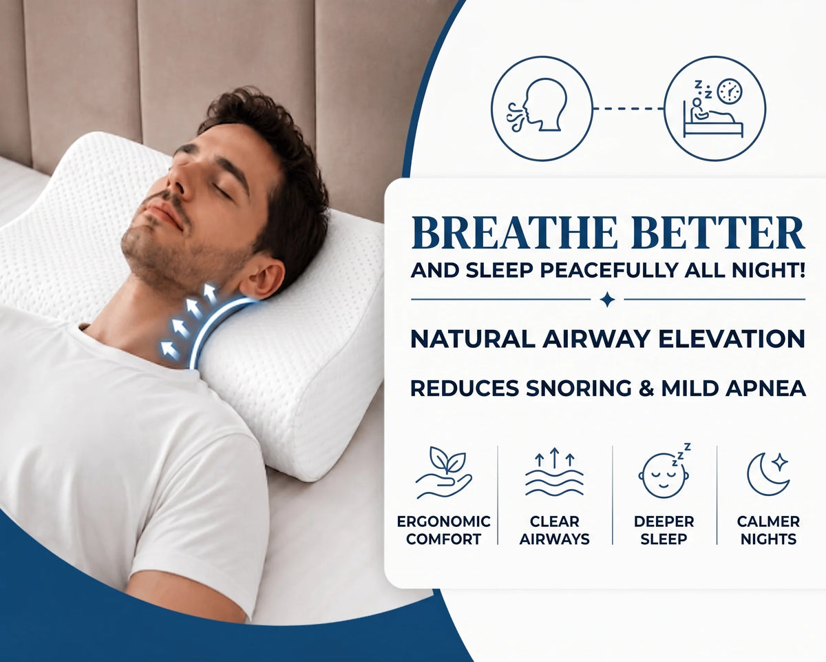 Ergonomic Butterfly Cervical Memory Foam Pillow - Orthilife™
