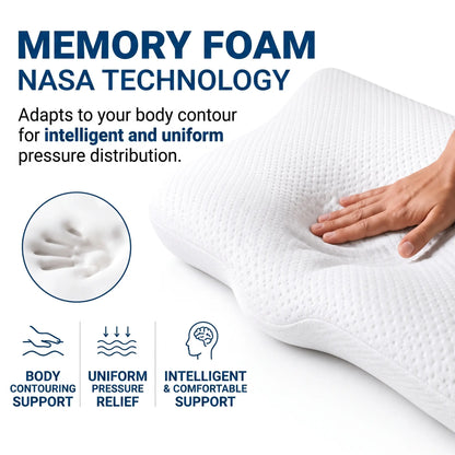 Ergonomic Butterfly Cervical Memory Foam Pillow - Orthilife™